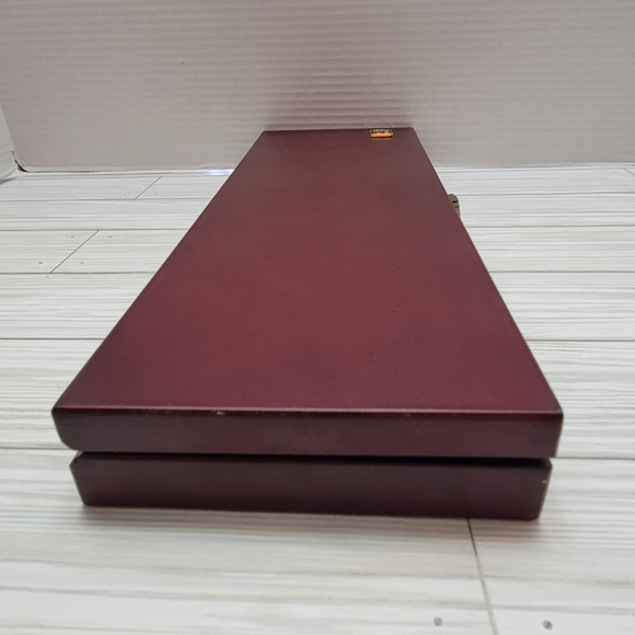 ZWILLING J.A HENCKELS 8 Replacement Storage Box Only Wooden Brown - Picture 3 of 16